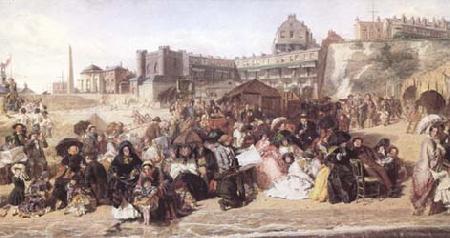 William Powell  Frith Ramsgate Sands 'Life at the Seaside' (mk25) China oil painting art